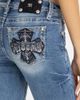 Miss Me Miss Me Venus Cross Bootcut Jean in Medium Wash, Women's at Urban Outfitters - 2