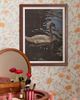 Miss Mustard Miss Mustard Seed Swan One Art Print in Walnut Wood Frame at Urban Outfitters - 1