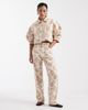 Miss Selfridge Miss Selfridge all over floral denim straight leg jeans - part of a set-Multi - 1