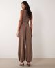 Miss Selfridge Miss Selfridge balloon pants in tan - part of a set-Brown - 4
