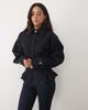 Miss Selfridge Miss Selfridge balloon sleeve denim shirt in raw wash-Blue - 2