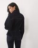 Miss Selfridge Miss Selfridge balloon sleeve denim shirt in raw wash-Blue - 3