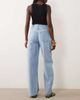 Miss Selfridge Miss Selfridge barrel leg jean in blue - 3