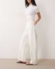 Miss Selfridge Miss Selfridge barrel leg jeans in ecru-White - 2