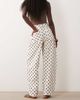 Miss Selfridge Miss Selfridge barrel leg jeans in ecru polka dot-Multi - 2