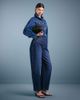 Miss Selfridge Miss Selfridge barrel leg jeans in indigo wash-Blue - 1