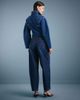 Miss Selfridge Miss Selfridge barrel leg jeans in indigo wash-Blue - 2