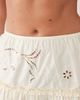Miss Selfridge Miss Selfridge beach cutwork ruffle mini skirt in cream-White - 4