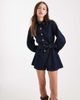 Miss Selfridge Miss Selfridge belted denim romper in indigo wash-Navy - 3