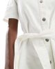 Miss Selfridge Miss Selfridge belted mini dress in ecru wash-White - 4