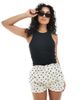 Miss Selfridge Miss Selfridge bloomer shorts in polka dots-Multi - 4