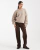 Miss Selfridge Miss Selfridge boucle slouchy sweater in mushroom-Neutral - 2