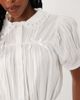 Miss Selfridge Miss Selfridge bow detail pea blouse in white - 3