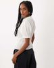Miss Selfridge Miss Selfridge bow detail pea blouse in white - 4