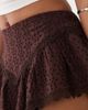 Miss Selfridge Miss Selfridge broderie shorts in chocolate-Brown - 4