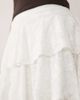 Miss Selfridge Miss Selfridge burnout layered rara mini skirt in white-pink - 3