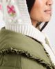 Miss Selfridge Miss Selfridge cable embroidered knit bonnet in cream-White - 2