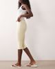 Miss Selfridge Miss Selfridge capri pants in buttermilk striped print - part of a set-Yellow - 2