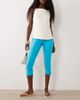 Miss Selfridge Miss Selfridge capri pants in turquoise - part of a set-Blue - 1