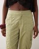 Miss Selfridge Miss Selfridge cargo capri pants in sage-Green - 3