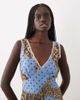 Miss Selfridge Miss Selfridge chiffon maxi dress in animal polka dot-MULTI - 3