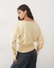 Miss Selfridge Miss Selfridge cinched waist cardigan in butter yellow - 4