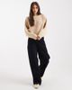 Miss Selfridge Miss Selfridge crew neck batwing sweater in light stone-Neutral - 2