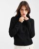 Miss Selfridge Miss Selfridge crew neck cardigan in black - 1
