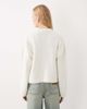 Miss Selfridge Miss Selfridge crew neck slouch sweater in cream-WHITE - 4