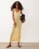 Miss Selfridge Miss Selfridge crochet maxi dress in buttermilk-Yellow - 2