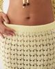 Miss Selfridge Miss Selfridge crochet maxi skirt in butter yellow - part of a set - 3