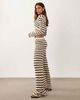 Miss Selfridge Miss Selfridge crochet wide leg pants in stripes - part of a set-Multi - 3