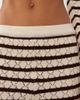 Miss Selfridge Miss Selfridge crochet wide leg pants in stripes - part of a set-Multi - 4