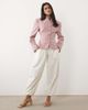 Miss Selfridge Miss Selfridge cropped collarless blazer-pink - 2
