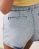 Miss Selfridge Miss Selfridge denim booty shorts in blue wash - 3