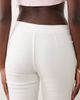 Miss Selfridge Miss Selfridge denim capri with bows in cream wash-White - 4
