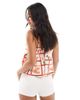 Miss Selfridge Miss Selfridge denim micro shorts in ecru-White - 3
