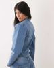 Miss Selfridge Miss Selfridge denim military drummer jacket in blue wash - 4