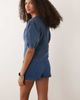 Miss Selfridge Miss Selfridge denim mini shorts in mid blue wash - part of a set - 4