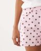Miss Selfridge Miss Selfridge denim shorts in pink polka dots - 4