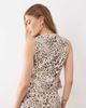 Miss Selfridge Miss Selfridge denim vest in animal print - part of a set-Multi - 4