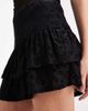 Miss Selfridge Miss Selfridge devore ruffle skort in black - 2