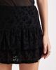 Miss Selfridge Miss Selfridge devore ruffle skort in black - 4