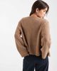 Miss Selfridge Miss Selfridge edge to edge cardigan in camel-Neutral - 4