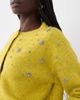 Miss Selfridge Miss Selfridge embellished button through pocket detail cardigan in chartuse-Green - 2