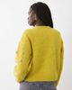 Miss Selfridge Miss Selfridge embellished button through pocket detail cardigan in chartuse-Green - 4