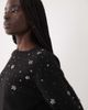 Miss Selfridge Miss Selfridge embellished floral beaded sweater in black - 2