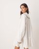 Miss Selfridge Miss Selfridge embroidered collar mini dress in white - 4