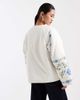 Miss Selfridge Miss Selfridge embroidered cotton padded jacket in multi - 4