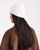 Miss Selfridge Miss Selfridge embroidered hearts knit beanie in cream-White - 3